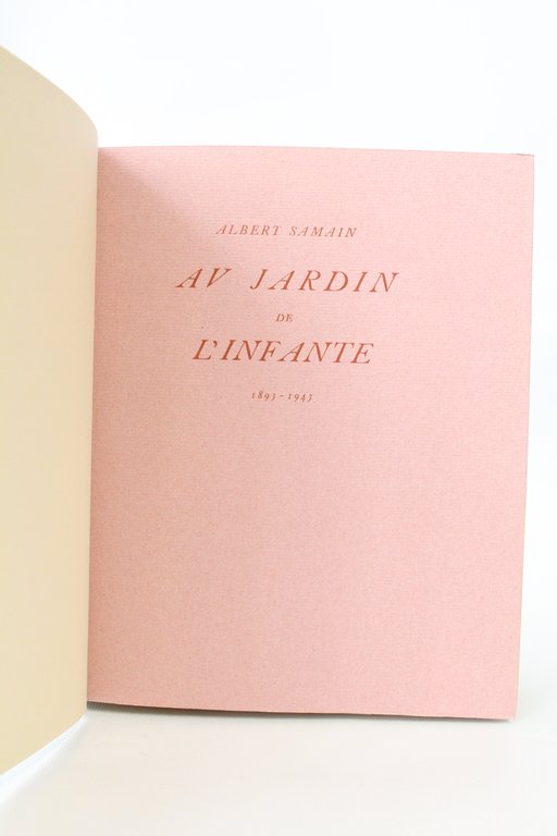 Au jardin de l'infante