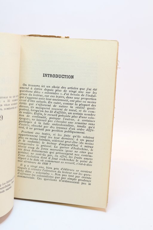 Au service des colonisés 1930-1953