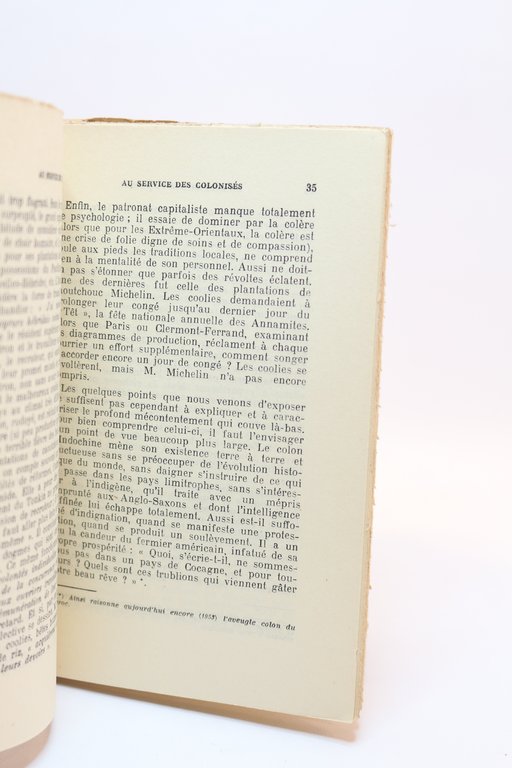 Au service des colonisés 1930-1953