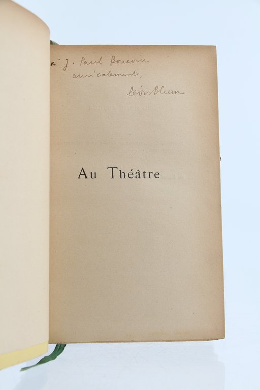Au théâtre - Première Série