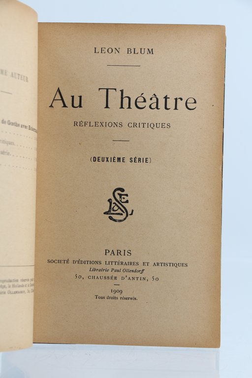 Au Théâtre (Deuxième série)