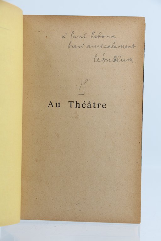 Au Théâtre (Deuxième série)