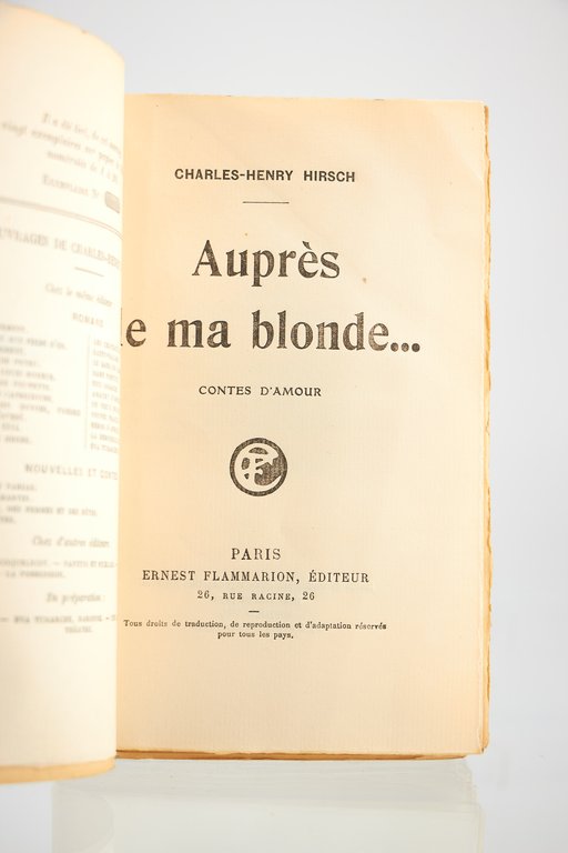 Auprès de ma blonde.