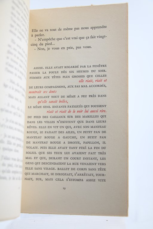 Aux Lèvres pour que j'aie moins Soif