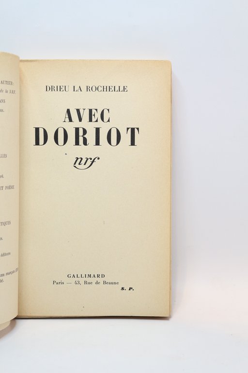 Avec Doriot
