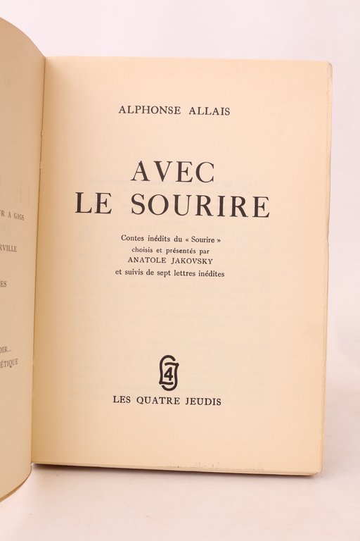 Avec le sourire