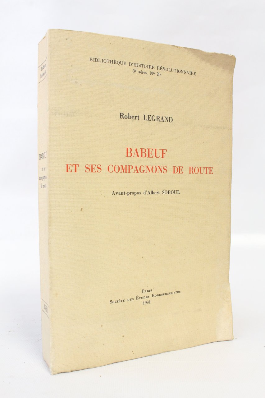 Babeuf et ses compagnons de route