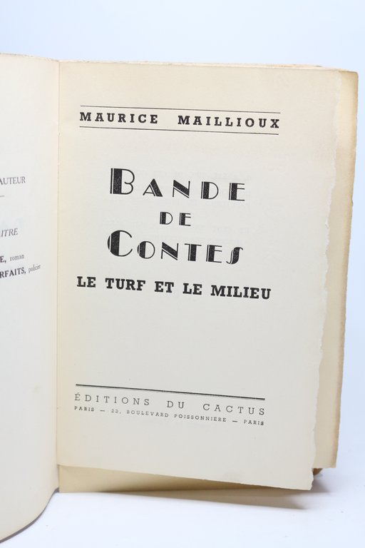 Bande de contes. Le turf et son milieu