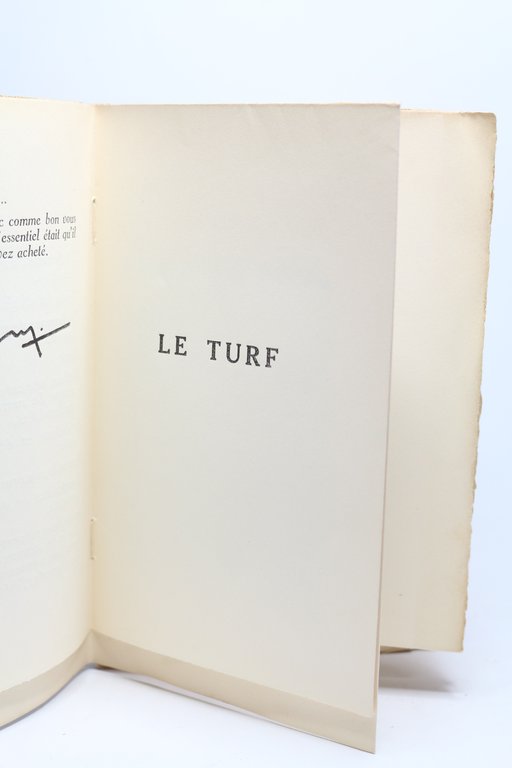 Bande de contes. Le turf et son milieu