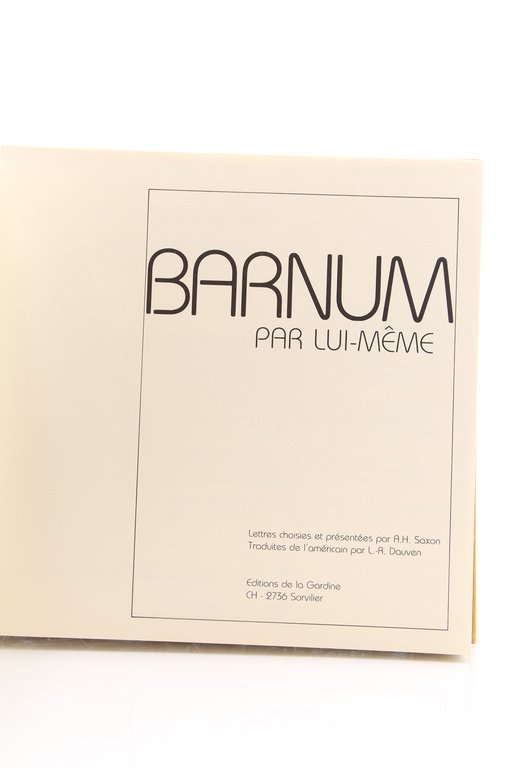 Barnum par lui-même