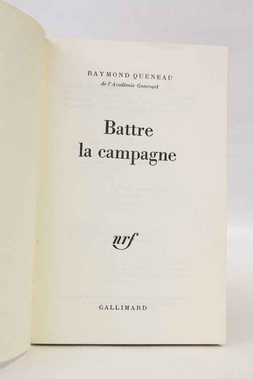 Battre la campagne