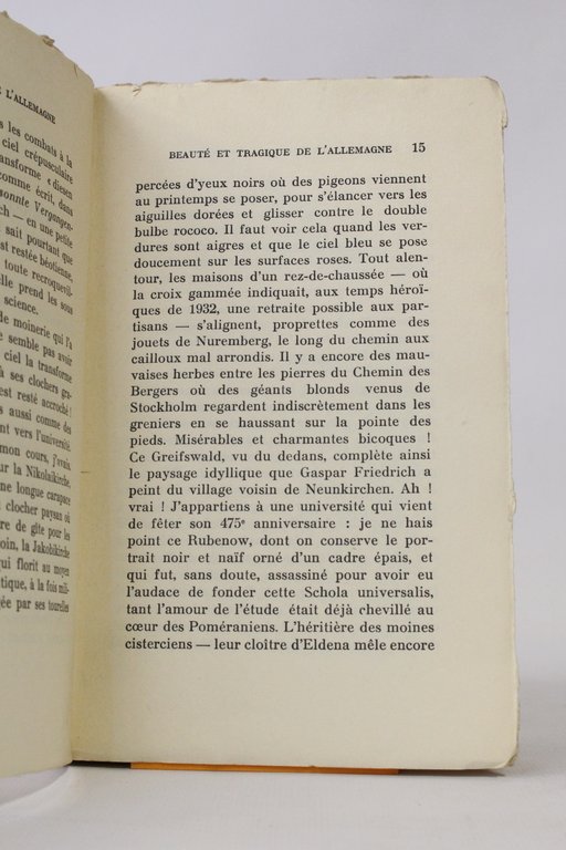 Beauté et tragique de l'Allemagne