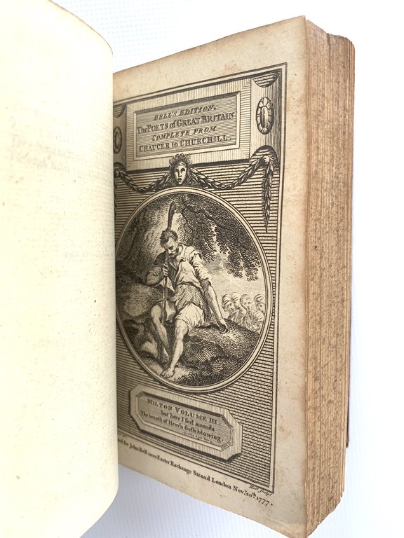 Bell's Edition. The Poets of Great Britain Complete from Chaucer …