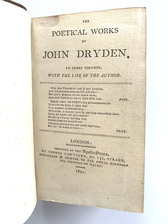 Bell's Edition. The Poets of Great Britain Complete from Chaucer …