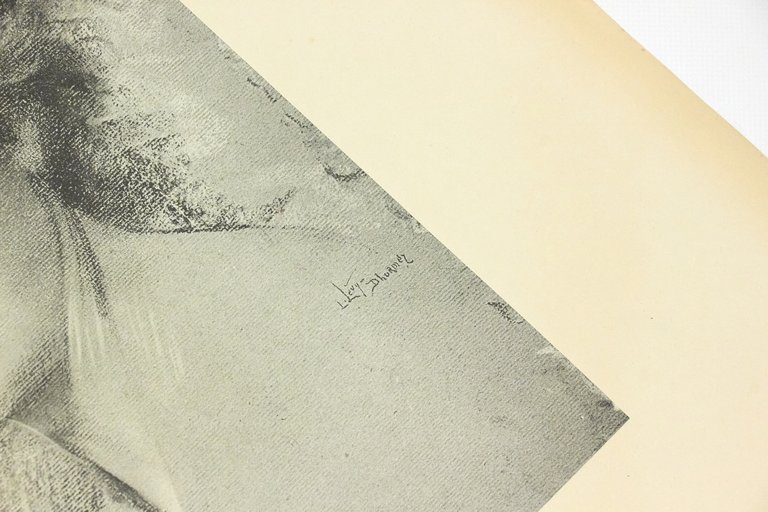 "Belle d'antan" - Lithographie originale sur Chine - L'Estampe Moderne