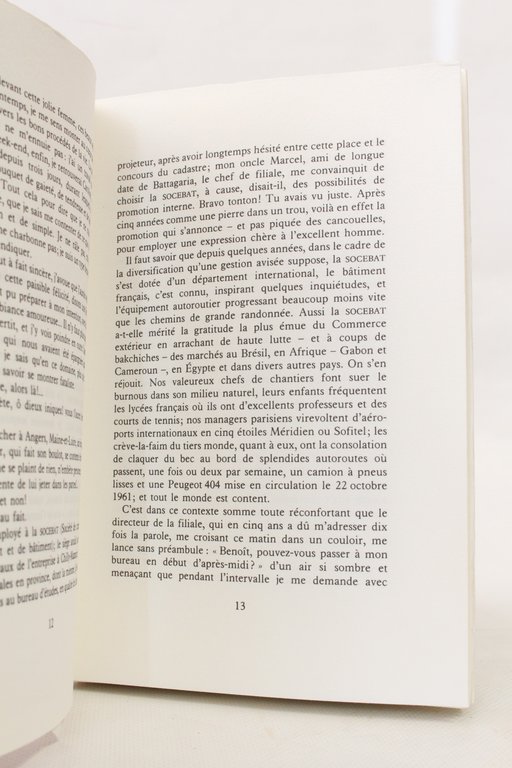 Benoît ou les contemporains obscurs