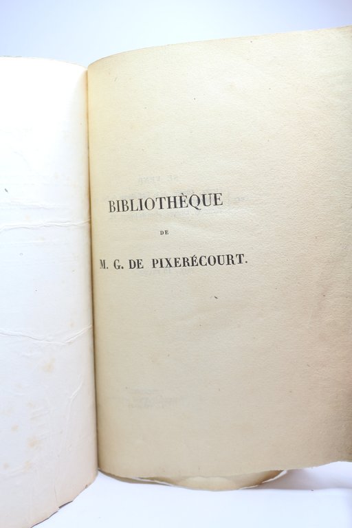 Bibliothèque de M. G. de Pixerécourt avec des notes littéraires …