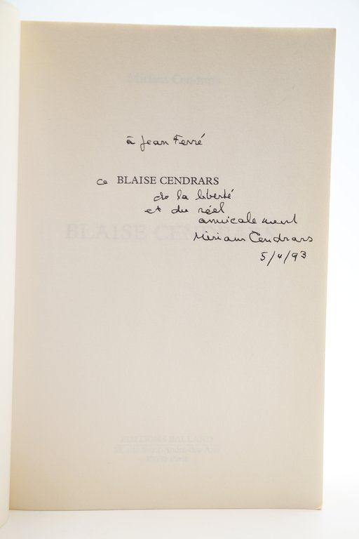 Blaise Cendrars