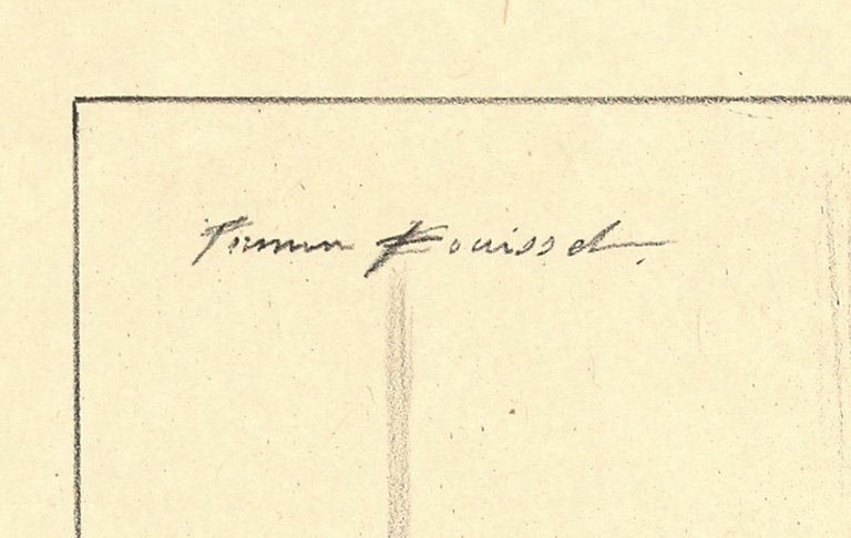 Bouquetière - Lithographie originale sur Chine - L'Estampe Moderne