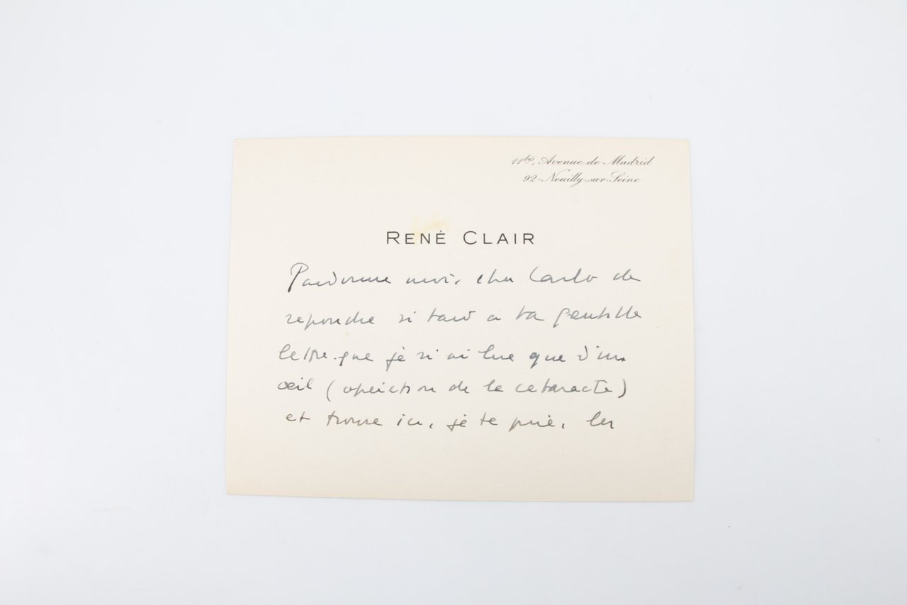 Bristol autographe signé à Carlo Rim