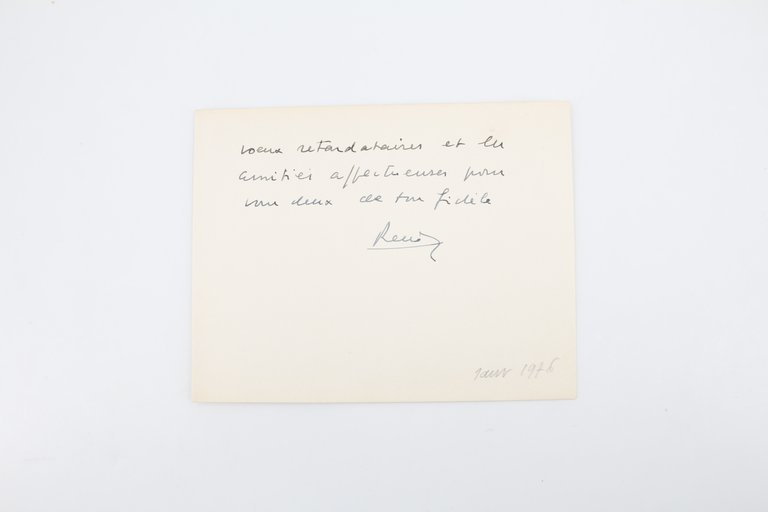 Bristol autographe signé à Carlo Rim