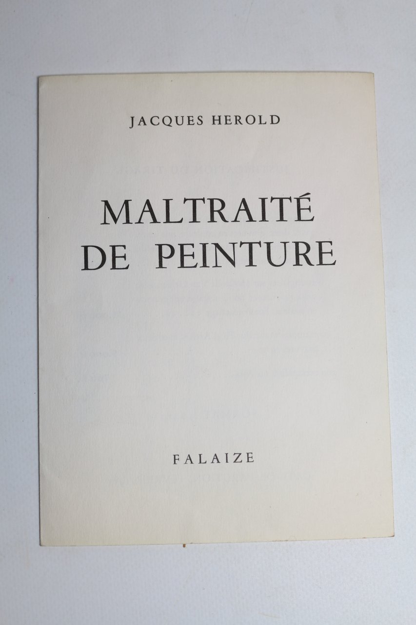 Bulletin de souscription pour l'achat d'un exemplaire de "Maltraité de …