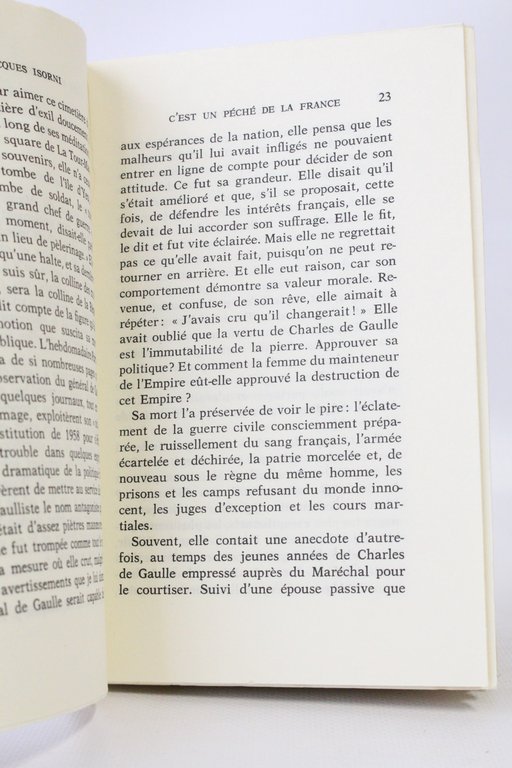 C'est un péché de la France