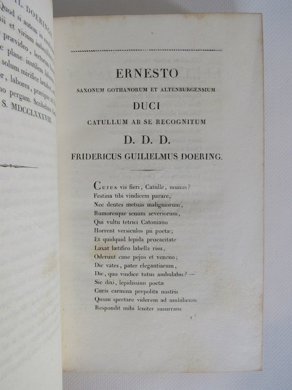 C. Valerii Catulii quae exstant omnia opera. Ex edotione Frid. …