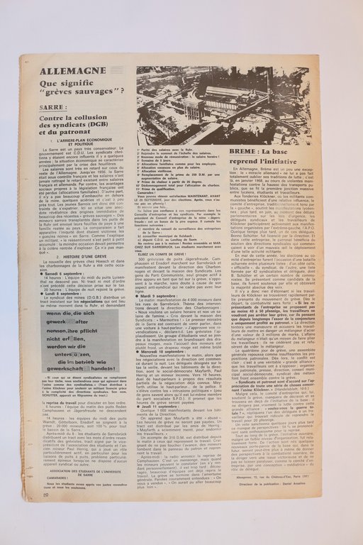 Cahiers de Mai N°15