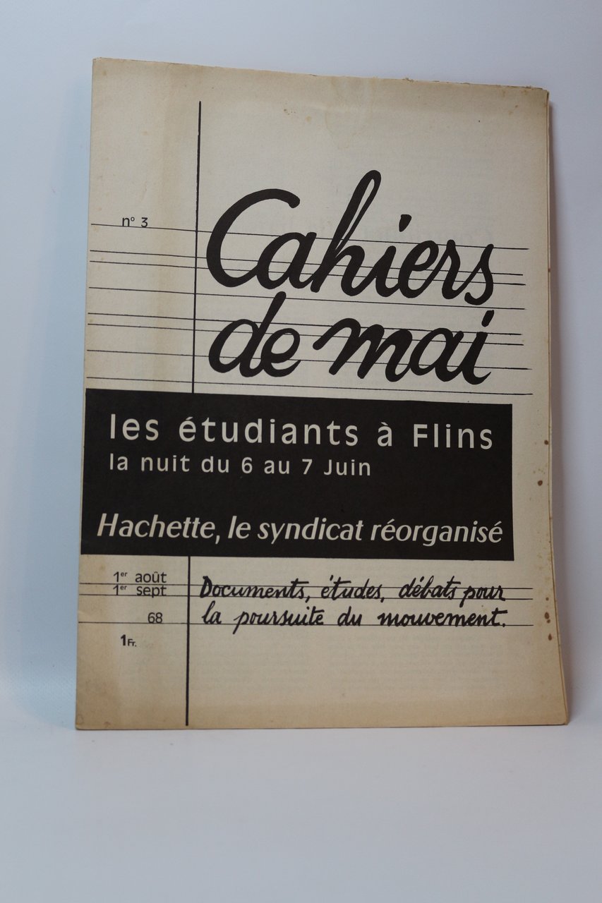 Cahiers de Mai N°3
