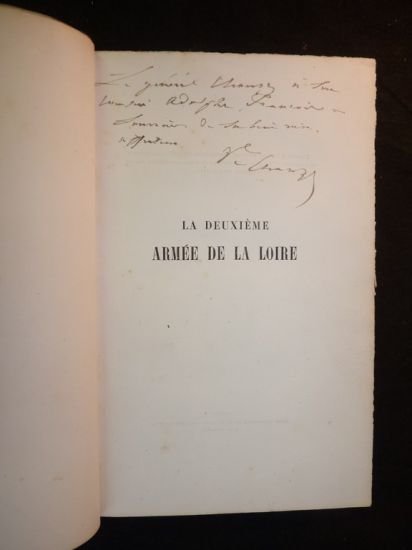 Campagne de 1870-1871. La deuxième armée de la Loire