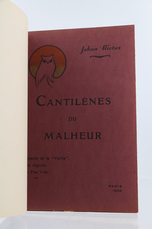 Cantilènes du malheur