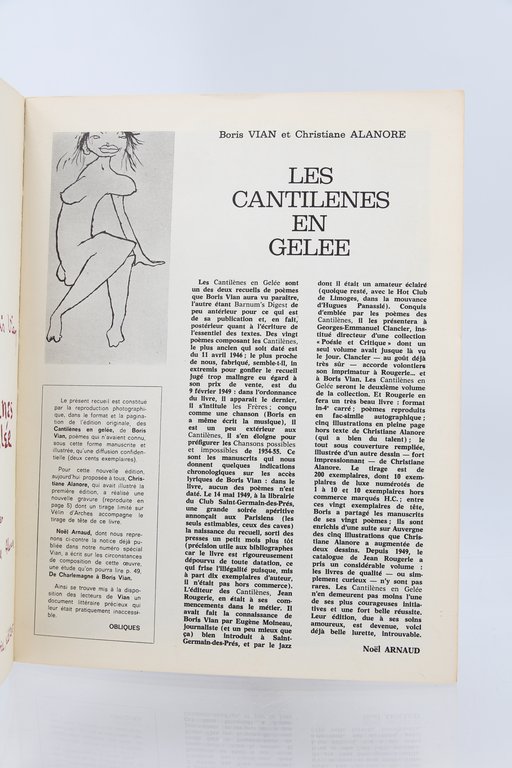 Cantilènes en gelée