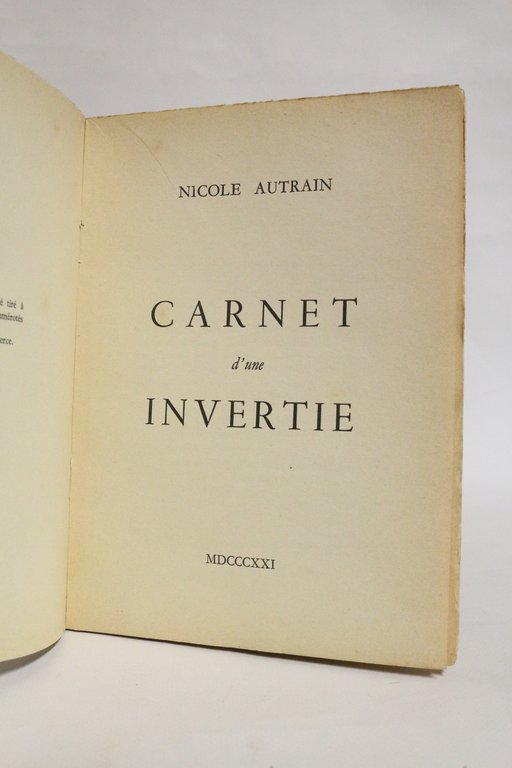 Carnet d'une invertie