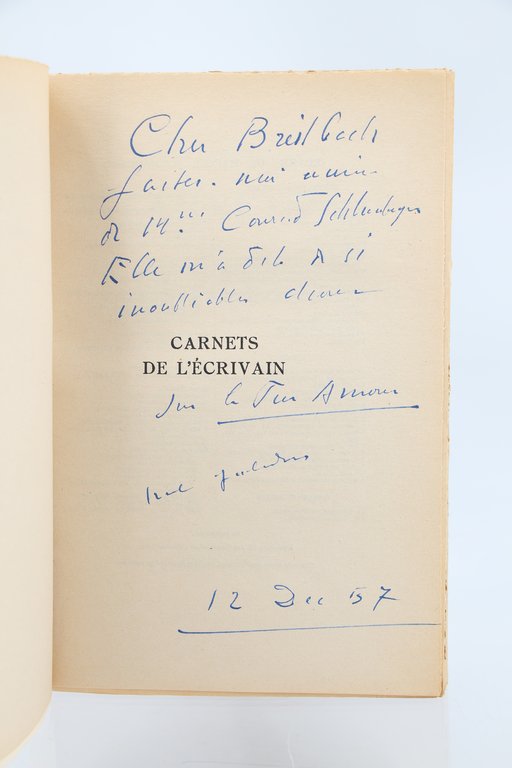 Carnets de l'écrivain