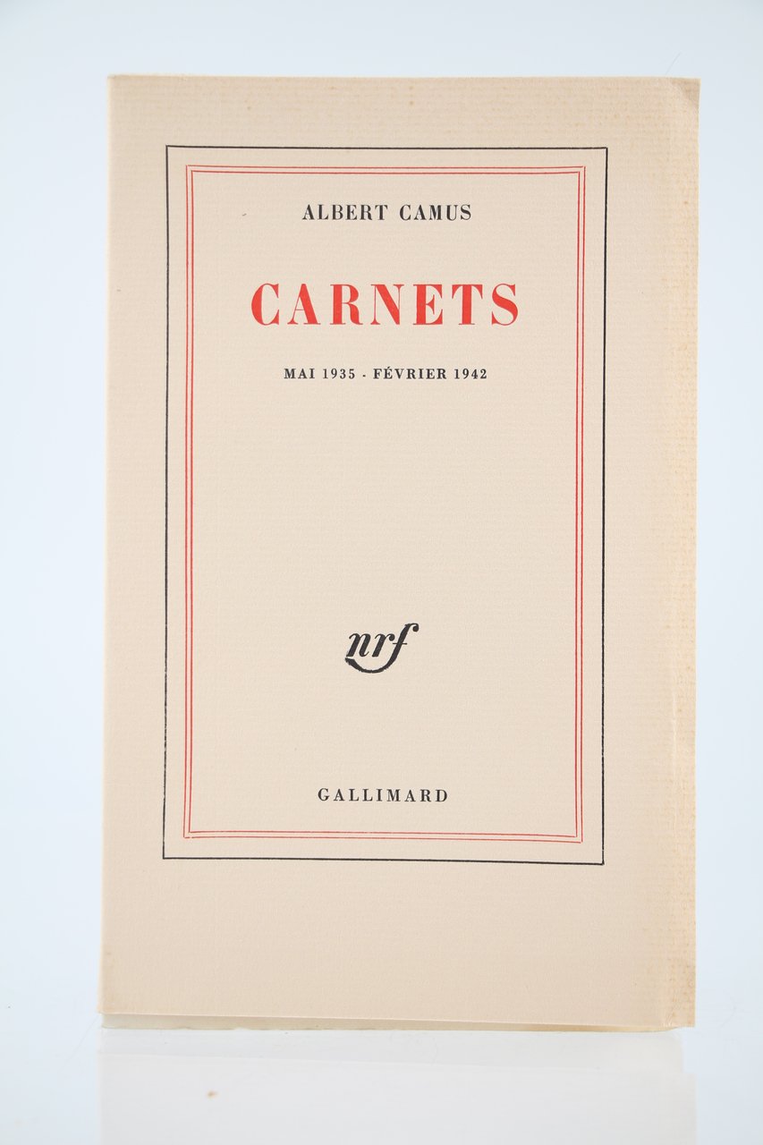 Carnets I. Mai 1935 - Février 1942