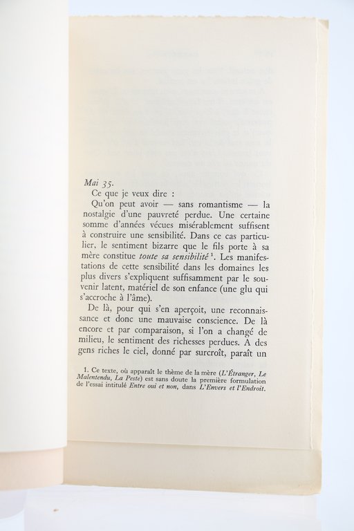 Carnets I. Mai 1935 - Février 1942