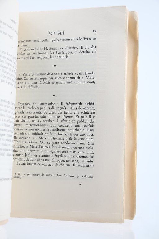 Carnets II. Janvier 1942 - Mars 1951