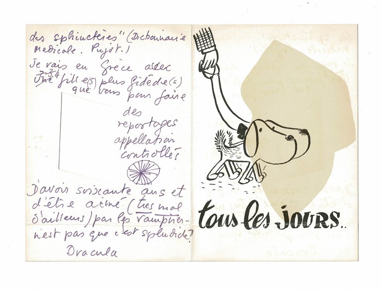 D'avoir soixante ans et d'être aimé (très mal d'ailleurs) par …
