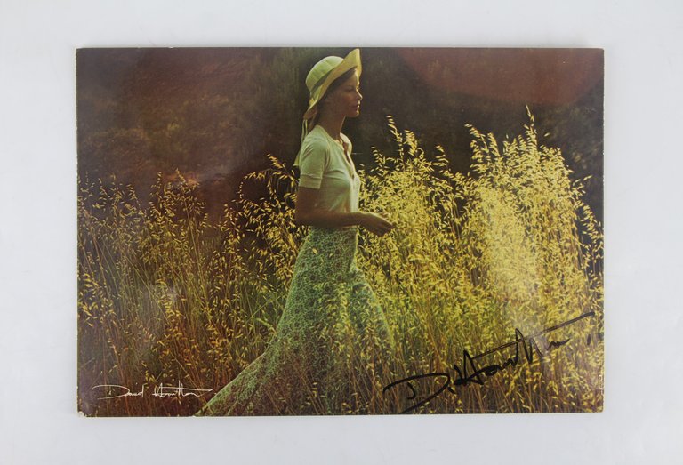 Carte postale photographique signée par David Hamilton