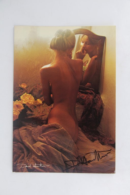 Carte postale photographique signée par David Hamilton