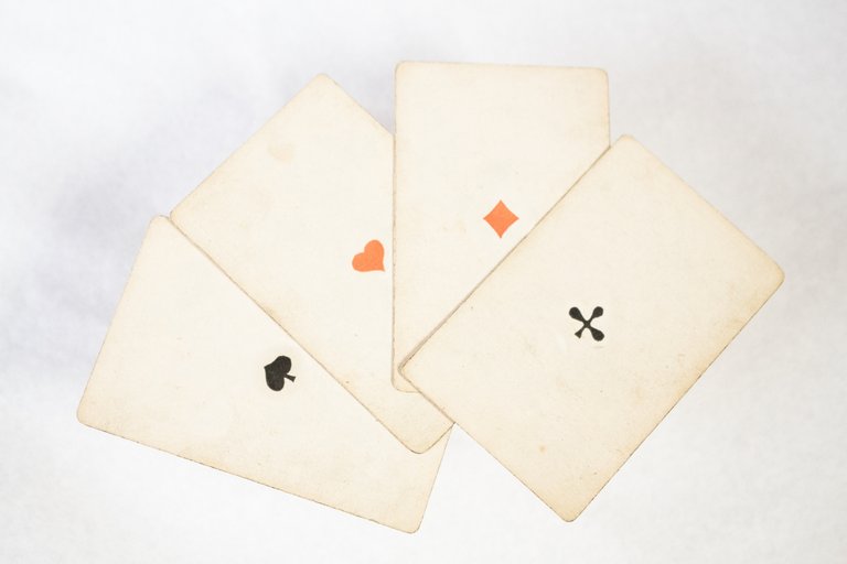 Cartes à jouer érotiques à secret - Carré d'as