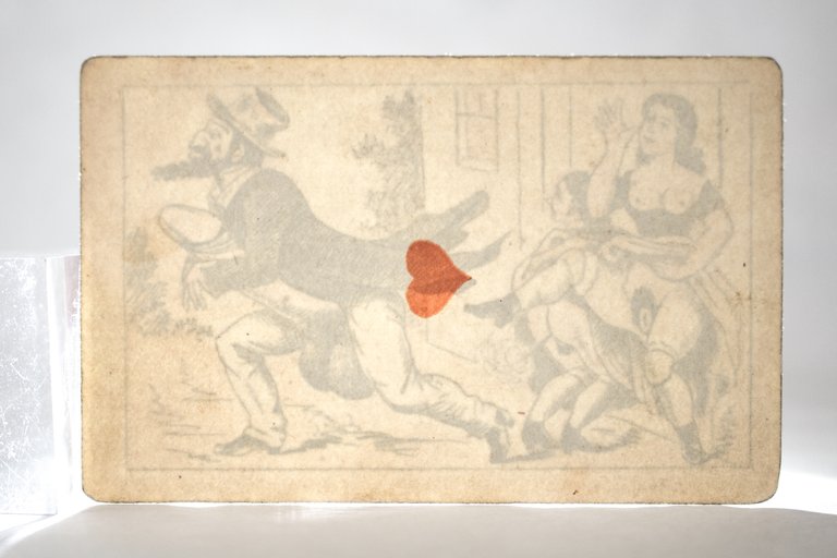 Cartes à jouer érotiques à secret - Carré d'as