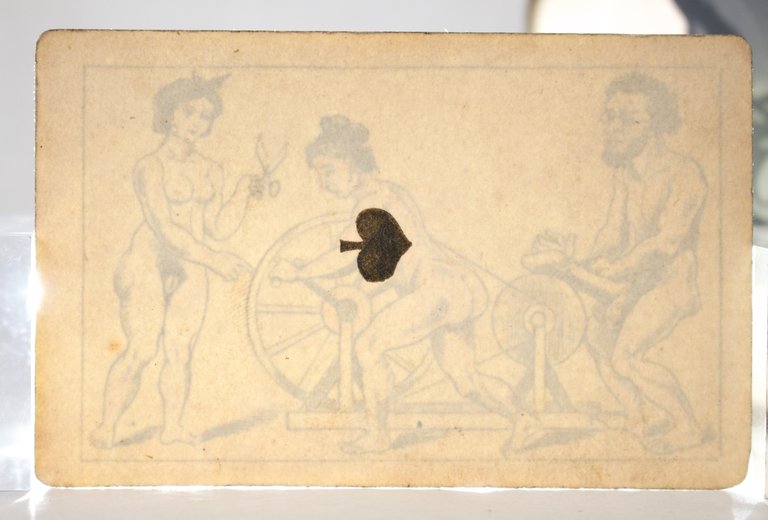 Cartes à jouer érotiques à secret - Carré d'as