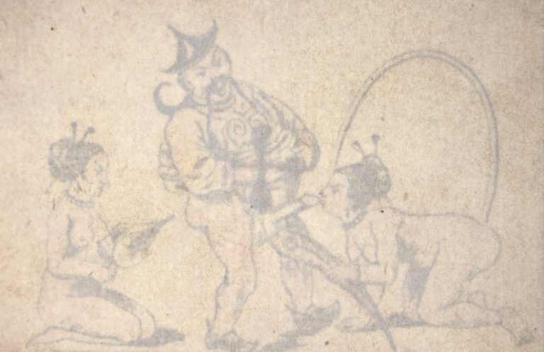 Cartes à jouer érotiques à secret - Carré d'as