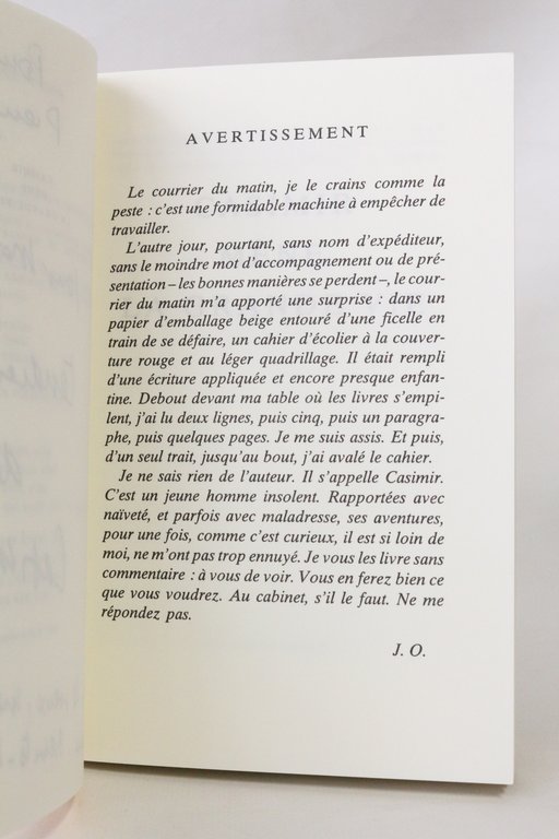 Casimir mène la grande vie