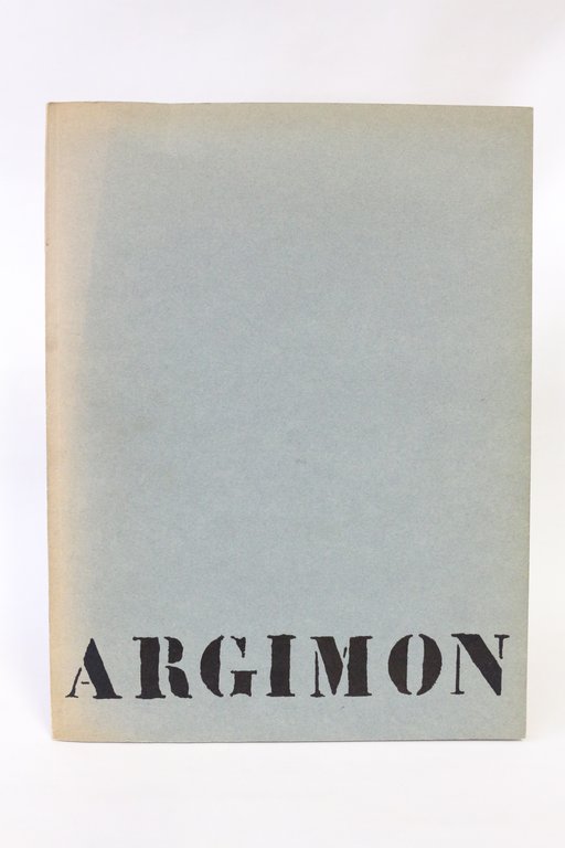 Catalogue de l'exposition consacrée à Daniel Argimon à la Galeria …