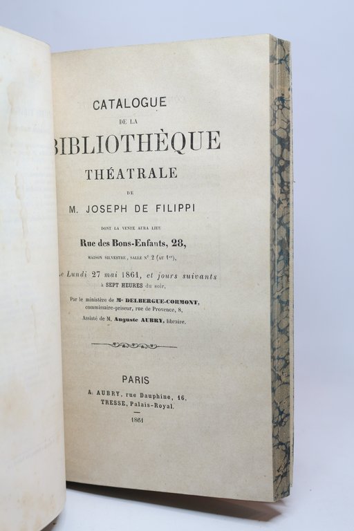 Catalogue de la bibliothèque dramatique de Pont de Vesle. - …