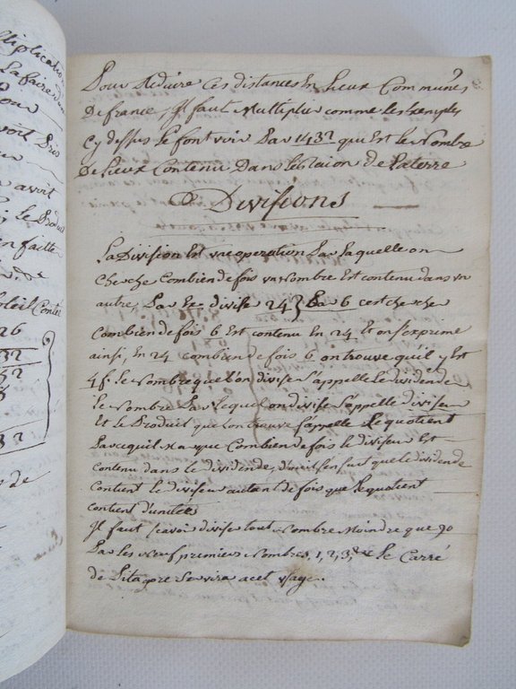 Cayer des mathématiques dictées par monsieur Duplay oratorien dans la …