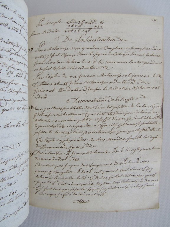 Cayer des mathématiques dictées par monsieur Duplay oratorien dans la …